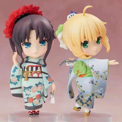 Miniatura 4 de Aniplex Fate/Stay Night Chara Forme Estatua de PVC Rin Tohsaka Kimono Versión 3.9 in
