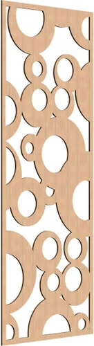 Miniatura 99 de Farwell Paneles de pared decorativos de madera con calado, 13 3/8 pulgadas de ancho x 34 3/8 pulgadas de alto x 1/4 de alto, roble rojo rojo
