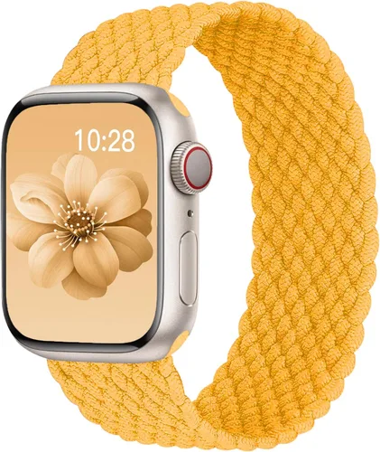Miniatura 27 de Correa trenzada Solo Loop para Apple Watch de 40 mm, 42 mm, 41 mm, 38 mm, 44 mm, 46 mm, 45 mm Ultra/3 2 49 mm para hombres/mujeres, correa de nylon