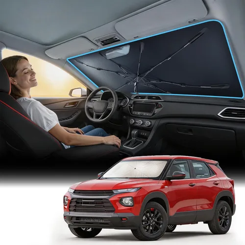 Miniatura 63 de Nmoiss [Escudo térmico con revestimiento de vinilo] Parasol para parabrisas personalizado para Mazda 3, protege el automóvil de los rayos solares