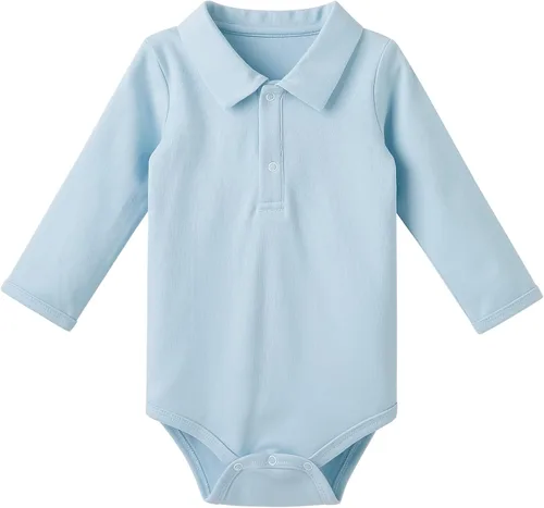 Miniatura 214 de pureborn Mameluco de algodón súper suave para bebés niños y niñas de 0 a 24 meses