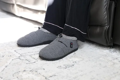 Miniatura 12 de Pantuflas térmicas para hombres y mujeres: desgaste recargable para pies con 3 ajustes de temperatura que mantiene los pies calientes hasta 11 horas