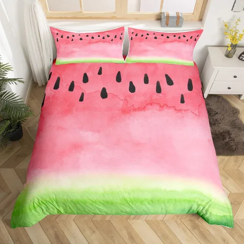 Miniatura 47 de Happy Camping - Juego de funda de edredón tamaño Queen, con temática de caravana de dibujos animados, estilo rústico, estilo granja, juego de ropa