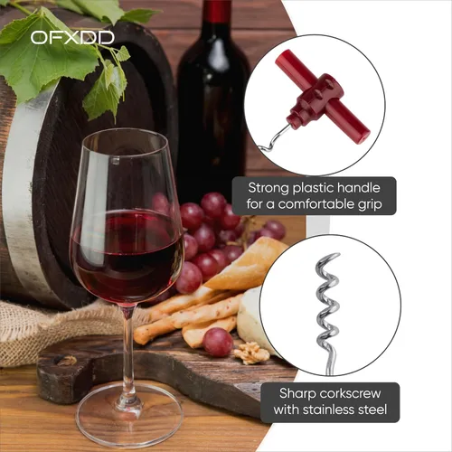 Miniatura 4 de Abridor de vino de camping - Sacacorchos de plástico portátil
