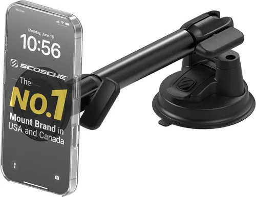Miniatura 14 de Scosche Soporte/Montaje MagSafe de Servicio Pesado para Automóvil/Soporte para Tableta, Soporte Magnético para Teléfono Celular con Imanes Extra
