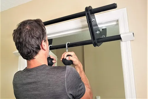 Miniatura 8 de FitBar Barra de dominadas para puerta Barra de barbilla Gimnasio en casa Entrenador de la parte superior del cuerpo Entrenador de fitness