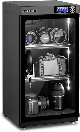 Miniatura 12 de Caja Gabinete Seco Deshumidificador de 30L, Control Digital Silencioso y de Ahorro de Energía, para Lente de Cámara DSLR SLR y Almacenamiento