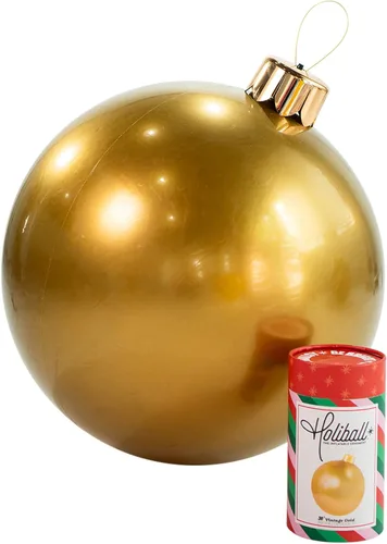 Miniatura 34 de Ornamento Navideño Inflable Holiball – Decoración Definitiva para Interior/Exterior – Reutilizable y Fácil de Almacenar – para Bodas, Fiestas, Plata