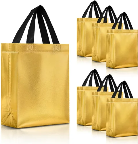 Miniatura 36 de Nush Nush - Bolsas de regalo reutilizables azul aguamarina a granel (azul aguamarina - Tamaño mediano - Juego de 30)