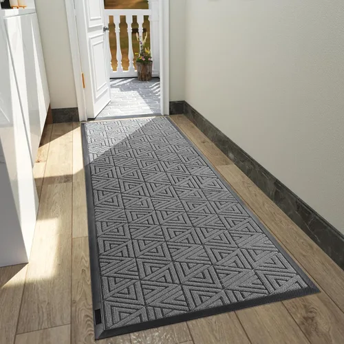 Miniatura 87 de Yimobra Alfombra para Puerta Delantera Exterior Entrada 29.5x17, Impermeable Resistente Alfombras Exteriores para Puerta Delantera, Alfombra