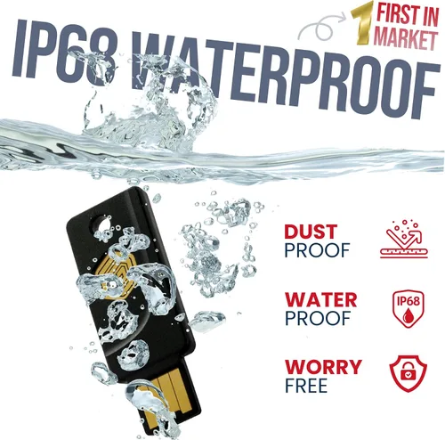 Miniatura 3 de GoTrust Idem Key – A, Resistente al agua IP68, Llave de autenticación de dos factores de múltiples protocolos, USB-A/NFC, Certificada FIDO2 L2