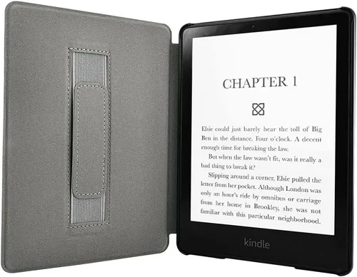 Miniatura 3 de Funda para Kindle Paperwhite5 de 6.8" 2021 con correa de mano - Funda de cuero para Kindle Paperwhite de 11ª generación (pintura abstracta)