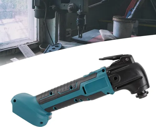 Miniatura 9 de Kit de herramientas oscilantes, multiherramienta de 6000-20000RPM con ángulo de giro ajustable, construcción de ABS, control de velocidad versátil