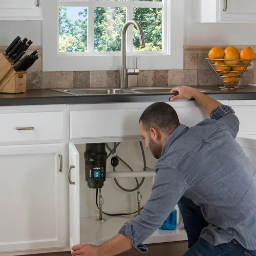 Miniatura 11 de Moen Prep Series PRO GXP50C - Triturador de basura compacto de alimentación continua para fregadero de cocina con cable de alimentación