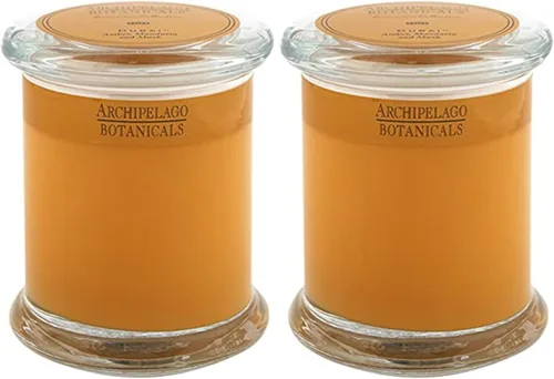 Miniatura 14 de Archipelago Botanicals Vela en Frasco de Vidrio Havana, Aroma de Bergamota, Flor de Tabaco y Ylang Ylang, Mechas de Vela Sin Plomo, Arde