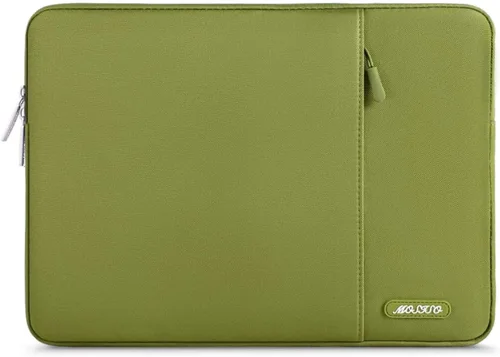 Miniatura 57 de MOSISO Funda vertical de poliéster con bolsillo para laptop de 15, 15.6 y 16 pulgadas, para computadora MacBook Pro 16 M4, M3, M2 y M1, HP, Acer