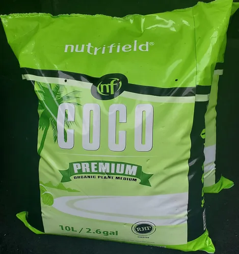 Miniatura 6 de Fibra de Coco Premium RHP Certificada 9 Quarts / 10 Litros / 2.6 Galones Pre-Amortiguada con Calcio, Fibra de Coco Orgánica Lavada para Plantas
