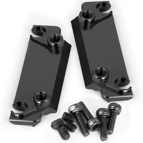 Miniatura 3 de SWX 2 soportes de barra estabilizadora central de aluminio, escala 1/8, ARRMA 6S, retenedor de barra de rodillo de aleación compatible con piezas