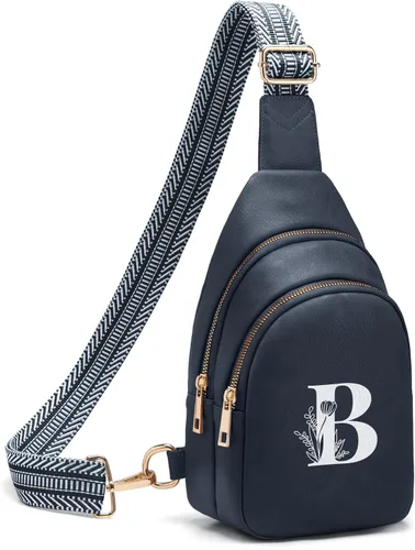 Miniatura 82 de Viverte Bolsas Cruzadas para Mujeres Bolso de Hombro Inicial Riñoneras Personalizadas Regalos para Mamá Mujer Esposa