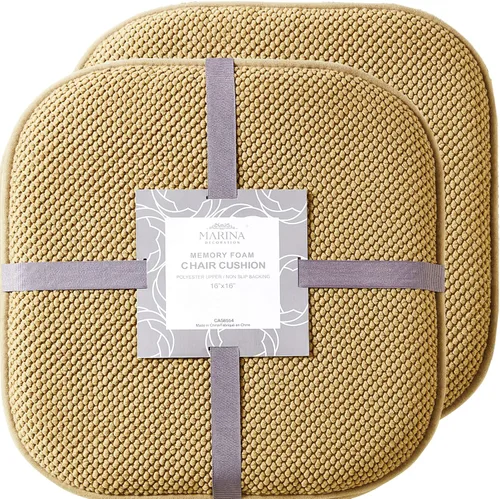 Miniatura 9 de Marina Decoration Cojín grueso y cómodo de espuma viscoelástica para silla, patrón de panal de abeja, goma antideslizante, para asiento trasero, lino