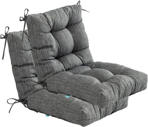Miniatura 33 de QILLOWAY - Cojín o respaldo para asiento de exterior, cojín de repuesto, primavera/verano, Moderno, Beige