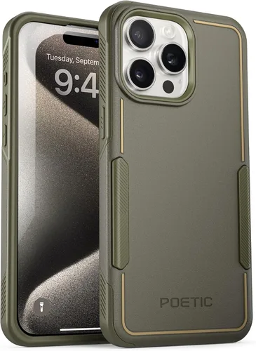 Miniatura 13 de Poetic Neon - Funda para iPhone 14 Pro Max, resistente de doble capa, delgada, a prueba de golpes, compatible con carga inalámbrica, antideslizante
