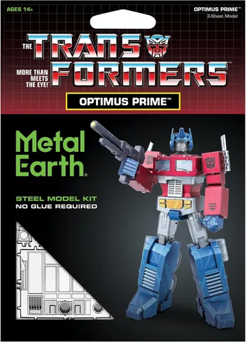 Miniatura 6 de Metal Earth Fascinations Transformers Optimus Prime Color 3D Kit de modelo de metal