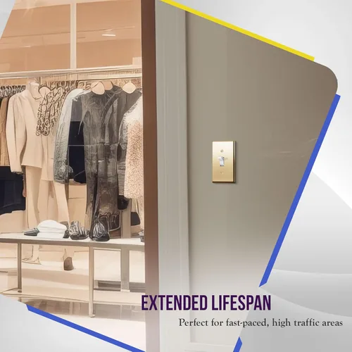 Miniatura 29 de ENERLITES Placa de Pared Metálica para Interruptor de Luz de Palanca, Acero Inoxidable 201, Resistente a la Corrosión, Tamaño Estándar 1-Gang 4.50