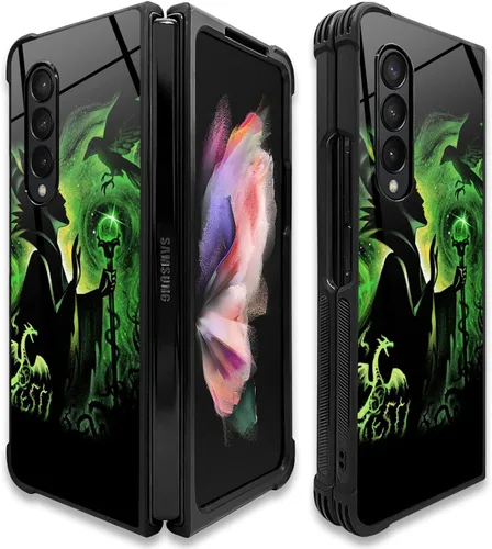 Miniatura 21 de CARLOCA Funda compatible con Samsung Galaxy S22 Ultra, diseño de dama mágica verde, ultra protección, a prueba de golpes, de silicona suave, TPU
