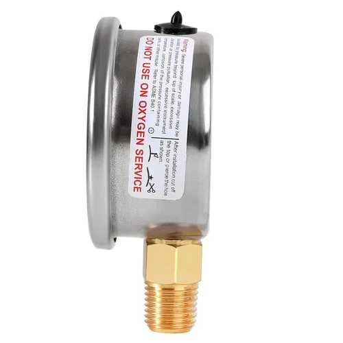 Miniatura 6 de Medidor de presión de agua, medidor de presión de filtro de piscina relleno de glicerina 0-50 PSI/350KPA, dial de 2 pulgadas y montaje inferior NPT
