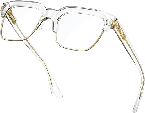Miniatura 10 de VISOONE Light Weight TR90 Blue Light Blocking Glasses Frame Vision Protector Men Women ELBERT