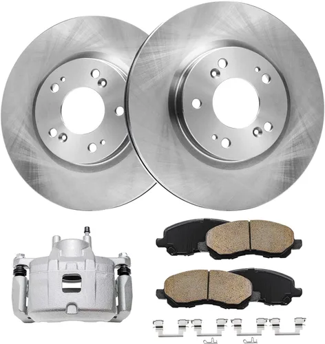 Miniatura 53 de Detroit Axle - Rotores de freno para Nissan NV2500 NV3500 NV1500 NV1500 2012-2021, repuesto de rotores de freno de disco: rotor delantero de 14.17