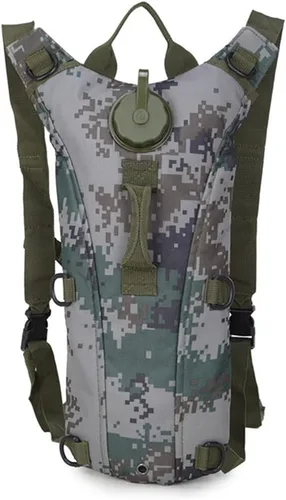 Miniatura 9 de Bolsa de agua táctica de 3L para vejiga, mochila de camello para senderismo al aire libre, camping, militar, portátil, hidratación, bolsa