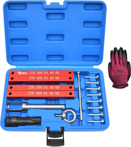 Miniatura 11 de Kit de herramientas de sincronización de alineación de bloqueo de árbol de levas, compatible con motor Mercedes Benz M133 M260 M264 M270 M274 1.6L