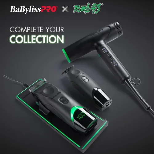 Miniatura 3 de BaBylissPRO Nano Titanium Limited Edition Profesional Nano Light Ionic Secador de pelo (Tomb45 Collection)