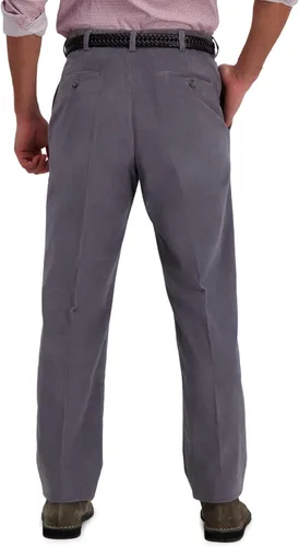 Miniatura 3 de HAGGAR Pantalón de pana elástico para hombre (corte clásico y recto)