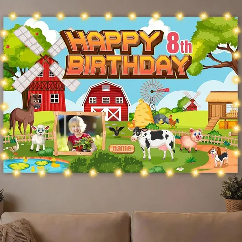 Miniatura 16 de Dicodes Decoraciones de cumpleaños de unicornio personalizadas para niñas, pancarta de cumpleaños de unicornio, decoración de cumpleaños de princesa