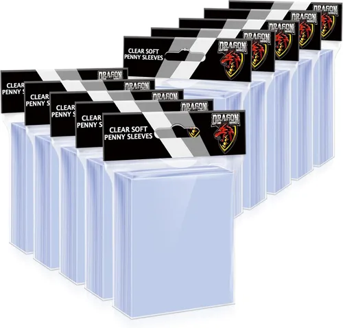 1000 Fundas para Tarjetas Top Loaders para Tarjetas Coleccionables, Fundas Suaves Penny para Tarjetas de Béisbol, Fundas Protectoras para Tarjetas