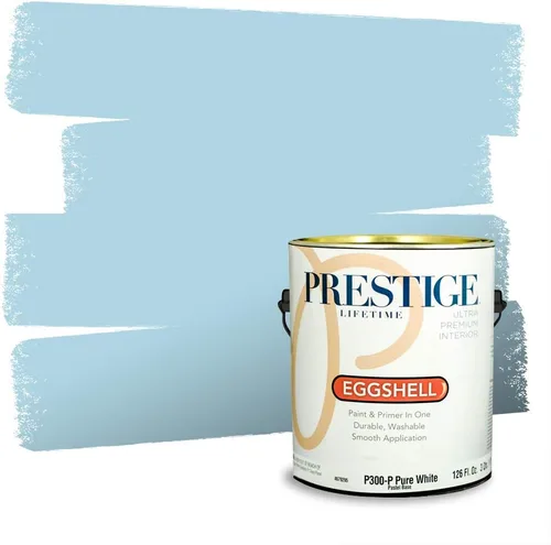 Miniatura 581 de Pintura Exterior + imprimación PRESTIGE, todo-en-uno, 1 galón, acabado mate, color comparable al Valspar* Royal Gray* VS151-Gris real