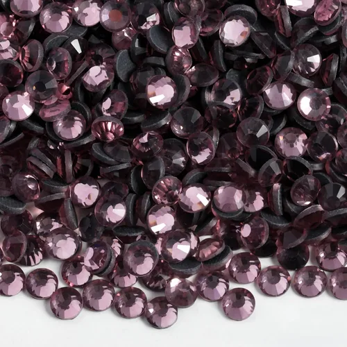Miniatura 45 de 6000 diamantes de imitación termoadhesivos a granel, diamantes de imitación azules para ropa de manualidades, cristales termoadhesivos para Zafiro