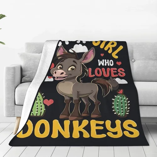 Miniatura 22 de Manta con texto en inglés «Just A Girl Who Loves Dinosaurs», bonita manta decorativa de dinosaurios, regalos para niñas, súper cálida, suave y Solo