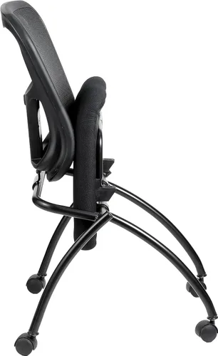 Miniatura 5 de Eurotech - Silla de asiento abatible sin brazos, color negro (juego de 2)