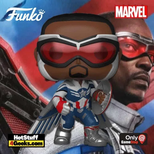 Miniatura 2 de Funko POP! El halcón y el soldado de invierno # 819 - Capitán América [pose de acción] Exclusivo