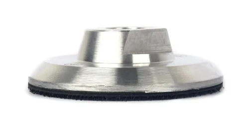 Miniatura 2 de Z-Lion Almohadilla de respaldo de aluminio Almohadilla de respaldo de gancho y bucle de 3 pulgadas con rosca 5/8-11