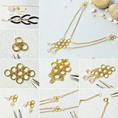 Miniatura 7 de PH PandaHall 1070 anillos de salto divididos de 6 tamaños, anillos de bronce antiguo, llavero pequeño, doble bucle, llaveros abiertos