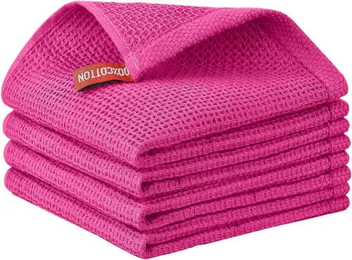 Miniatura 93 de Nialnant - Toalla de cocina 100% algodón, tejido gofre, suave, absorbente y de secado rápido, toallas para secar platos, trapos de limpieza - Multi