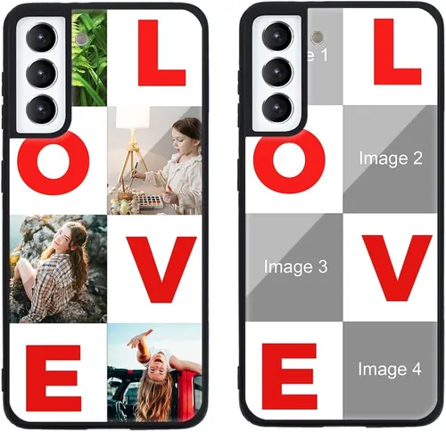 Miniatura 406 de Funda de teléfono personalizada para Samsung Galaxy S22+ / S22 Plus 5G, funda de TPU suave de vidrio templado antiarañazos personalizada con foto