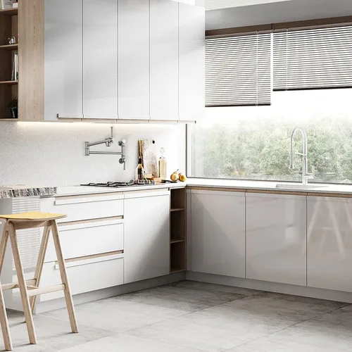 Miniatura 9 de Lava Odoro PF312-BN - Grifo de llenado de ollas de níquel cepillado, moderno de dos accesorios, montaje en pared, grifo de cocina plegable de dos
