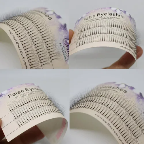 Miniatura 8 de Scala pestañas individuales negras, larga extensión de pestañas falsas y naturales, maquillaje, belleza, salud, maquillaje pestañas falsas