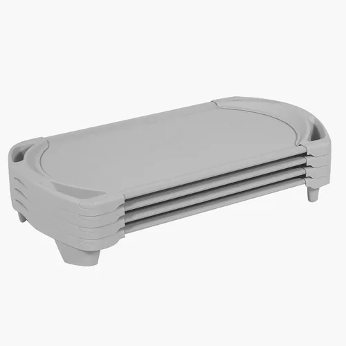 Miniatura 11 de Angeles SpaceLine - Juego de 4 catres para siesta para niños, guardería y preescolar, tamaño pequeño, color verde azulado Verde Azulado Verde